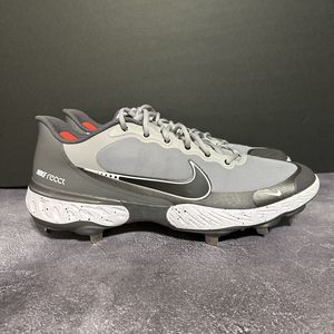 Nike Alpha Huarache Elite 3 Low Metal Mens Baseball Cleats, Gray, Size 15